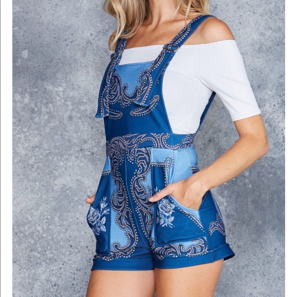 BlackMilk My First Rodeo Short Overalls